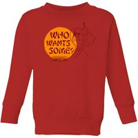 Samurai Jack Who Wants Some Kids' Sweatshirt - Red - 11-12 Jahre von Cartoon Network