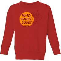 Samurai Jack Who Wants Some Kids' Sweatshirt - Red - 3-4 Jahre von Cartoon Network