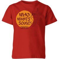 Samurai Jack Who Wants Some Kids' T-Shirt - Red - 3-4 Jahre von Cartoon Network