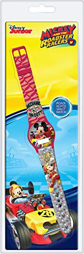 Cartoon S7200404 Reloj Infantil Mickey Mouse Roadster Racers-Blister Pack (Ø 33 mm) Uhr, Mehrfarbig von Cartoon