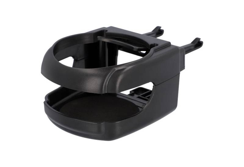 Cartrend Flaschenhalter Auto Getränkehalter für Lüftungsschlitze Schwarz, (Packung, Getränkehalter Lüftung), Halterung für Lüftung Lüftungshalterung Dose Becher Flasche PKW LKW von Cartrend
