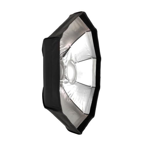 Caruba Beautydish 80cm Silber - Professionelle Faltbare Foto-Schönheitsschale mit Diffusionshaube - Ideal für Portraits und Modeaufnahmen Caruba Beautydish 80cm Silber - Professionelle Faltbare Foto-Schönheitsschale mit Diffusionshaube - Ideal für Portraits und Modeaufnahmen von Caruba
