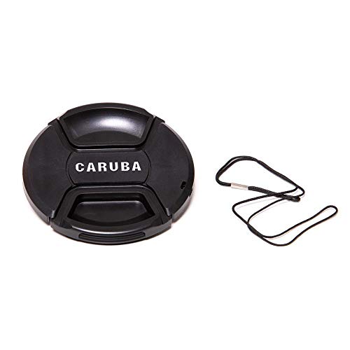 Caruba Clip Cap Lensdop 62 mm Objektivdeckel schwarz Digitalkamera 6,2 cm – Objektivkappen (schwarz, Digitalkamera, Universal, 6,2 cm) von Caruba