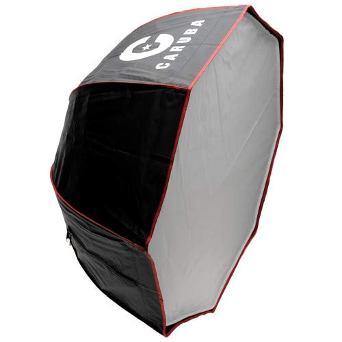 Caruba D43074 Zubehör für Studioblitz Lampe - Zubehör für Studioblitze (LLampe, Schwarz, Silber, 1 Stück) von Caruba