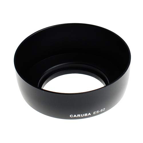 Caruba ES-62 Objektivdeckel (Rond, Canon EF 50 mm f/1.8 II, Schwarz) von Caruba