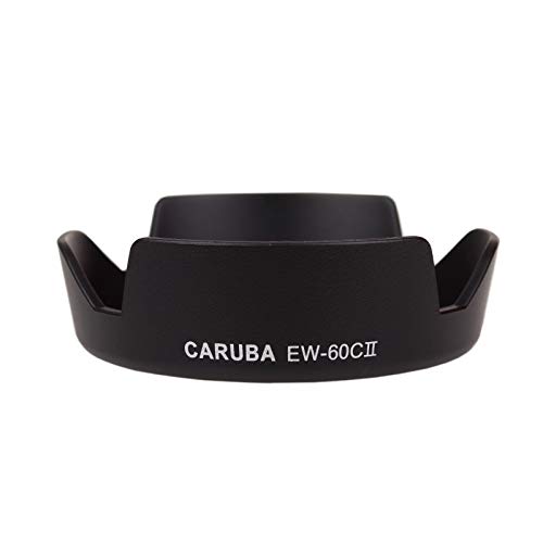Caruba EW-60CII Objektivdeckel (Petal, Canon EF-S 18-55mm f/3.5-5.6 is II, Schwarz) von Caruba