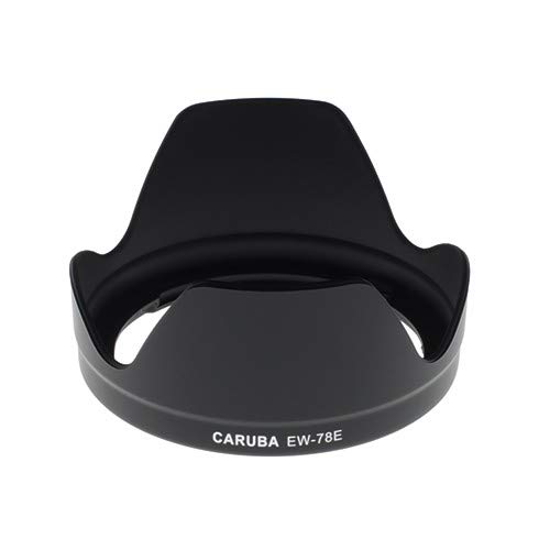 Caruba EW-78E Objektivdeckel (Petal, Canon EF-S 15-85mm f/3.5-5.6 is USM, Schwarz) von Caruba