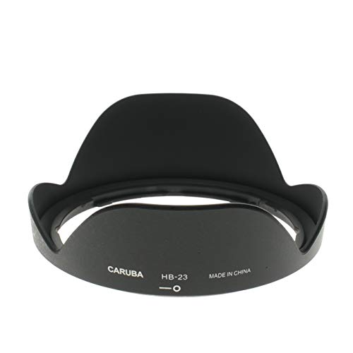 Caruba HB-23 Objektivdeckel (Petal, Nikkor AF 18-35 mm f/3.5-4.5 IF-ED D Nikkor AF-S 17-35/2.8D IF ED Nikkor AF-S DX 12-24 mm f/4.0G ED, Schwarz) von Caruba