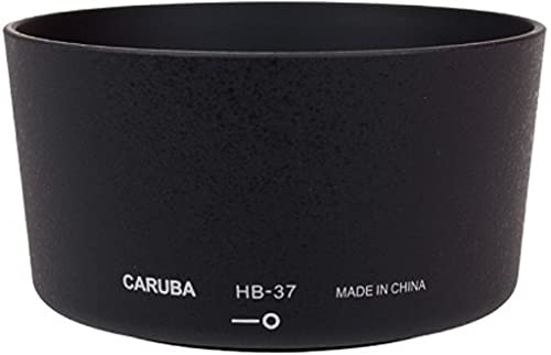 Caruba HB-37 Objektivdeckel (Rond, Nikkor AF-S DX VR 55-200mm f/4-5.6 G IF-ED, Schwarz) von Caruba
