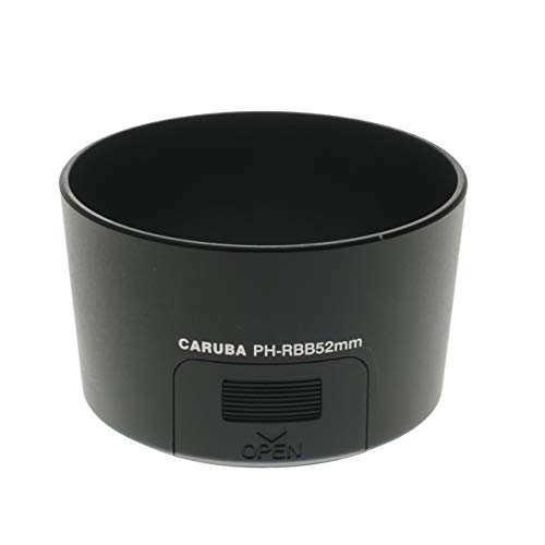 Caruba PH-RBB Schutzkappen für Objektive (Rond, Pentax SMC DA 50-200mm f/4.0-5.6 ED WR Pentax SMC DA 55-300mm f/4.0-5.8 ED, schwarz) von Caruba