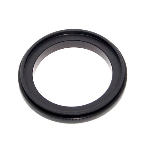 Caruba Reverse Ring Canon eos-58 mm Adapter eines Kamera-Ziele – Adapter eines Kamera-Ziele (schwarz, 5,8 cm) von Caruba