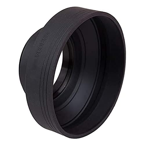 Caruba Rubberen ZConnecap 3 in 1 67 mm 6,7 cm schwarz – Schutzkappen für Objektive (6,7 cm, rund, universal, schwarz) von Caruba