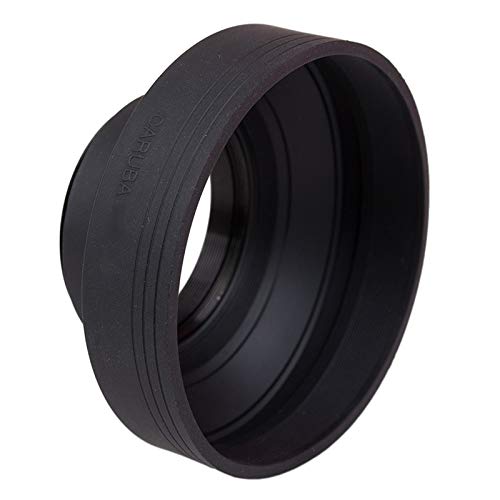 Caruba Rubberen ZConnecap 3 in1 49 mm 4,9 cm schwarz – Objektivdeckel (4,9 cm, rund, universal, schwarz) von Caruba
