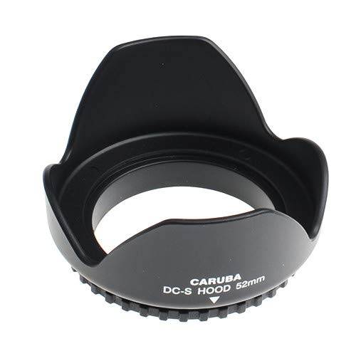 Caruba Wide 52 mm 5,2 cm schwarz – Schutzkappen für Objektive (5,2 cm, Petal, Universal, Schwarz) von Caruba