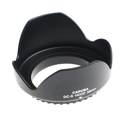 Caruba Wide 58 mm 5,8 cm schwarz – Objektivdeckel (5,8 cm, Petal, Universal, Schwarz) von Caruba