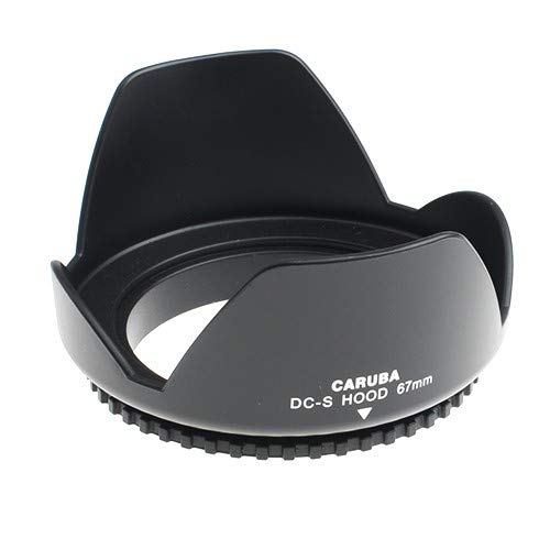 Caruba Wide 67mm 6,7 cm Schwarz – Sonnenschirm (6,7 cm, Petal, Universal, Schwarz) von Caruba