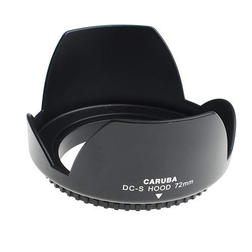 Caruba Wide 72 mm 7,2 cm Schwarz - Sonnenblende (7,2 cm, Betall, Universal, Schwarz) von Caruba