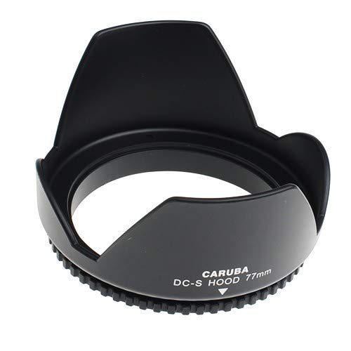 Caruba Wide 77 mm 7,7 cm schwarz – Objektivdeckel (7,7 cm, Petal, Universal, Schwarz) von Caruba