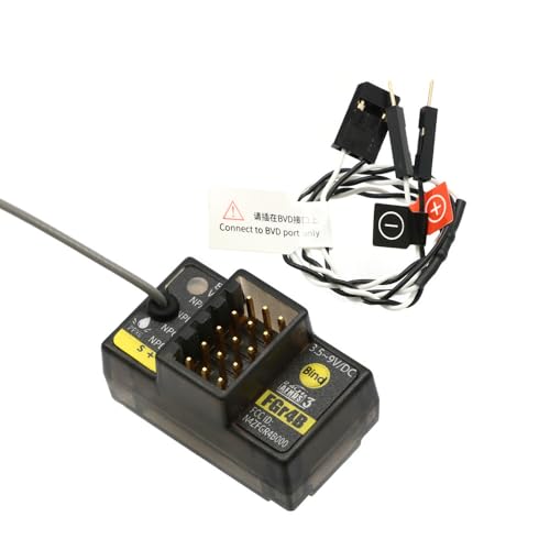 FGr4B 2.4G 4CH Empfänger PWM/PPM/i-Bus/S.Bus Ausgang 3,5-9V AFHDS 3 für RC Auto Boot Transmitter für Flysky PL18 Paladin EV NB4 NB4 Lite Fernbedienung von Caruner