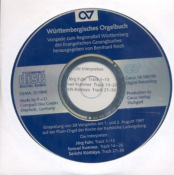 Württembergisches Orgelbuch : CD von Carus Verlag
