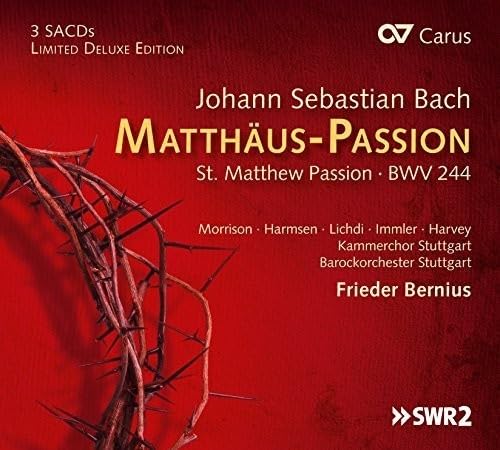 Bach: Matthäus Passion BWV 244 (Limited Deluxe Edition) von Carus