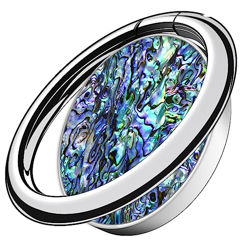 Carveit Handy Fingerhalterung Smartphone Ring Handy Ring, Handyring [360 Grad Drehung] aus Metall Handyring aus kompatibel iPhone, Samsung Galaxy, Google Pixel, Silber-Lebhaft, [1 Stücke] von Carveit