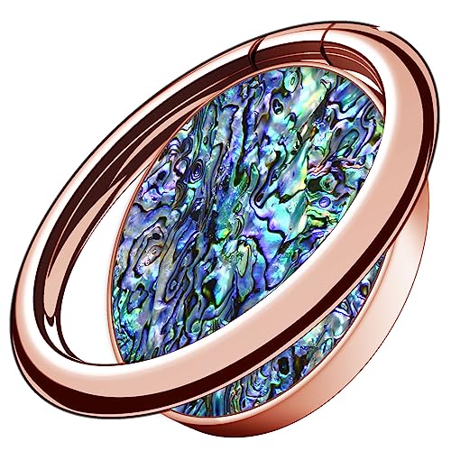 Carveit Handy Ring Smartphone Fingerhalterung - 360 Grad Drehung Handyring Universal Ring Metall Handyhalterung für iPhone, Samsung, Google, Pixel, Roségold-Lebhaft, [1 Stücke] von Carveit