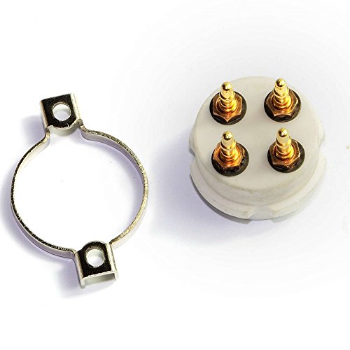 Cary 1 4pol Gold Keramik Vakuum Tube Ventil Stecknuss für 300B 2 A3 801 274 A Audio-Verstärker von Cary