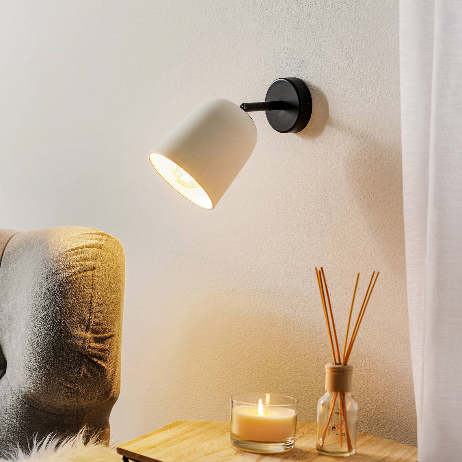 Casablanca Clavio variable Keramik-Wandlampe Casablanca Clavio variable Keramik-Wandlampe von Casablanca