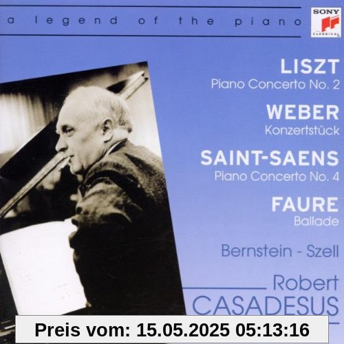 Liszt/Weber/Saint-Saens/Faure von CASADESUS (Béatrice)].