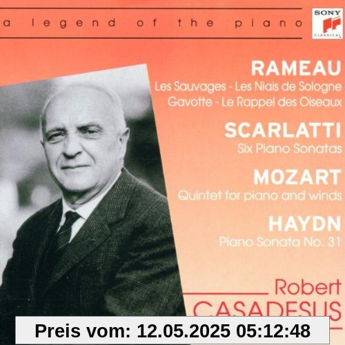 Rameau, Scarlatti, Mozart, Haydn - Legend of the Piano von CASADESUS (Béatrice)].