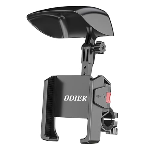 Casbomy Handyhalterung Fahrrad, Motorrad Handyhalter 1s-Sperre, Handy Fahrradhalterung für Kamera, 360° Drehbare Universal Handy Halterung Fahrradlenker für Smartphone von Casbomy