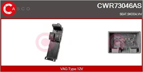 CASCO CWR73046AS Schalter für Fensterheber Vag von Casco