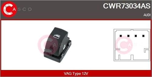Casco CWR73034AS Schalter Glasheber Vag von Casco