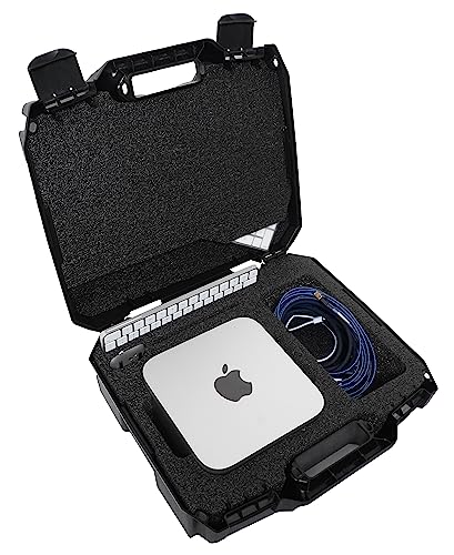 Case Club Harte Reisehülle für Mac Mini (2023 & vorher), Magic Keyboard, Magic Mouse & Trackpad & Zubehör von Case Club
