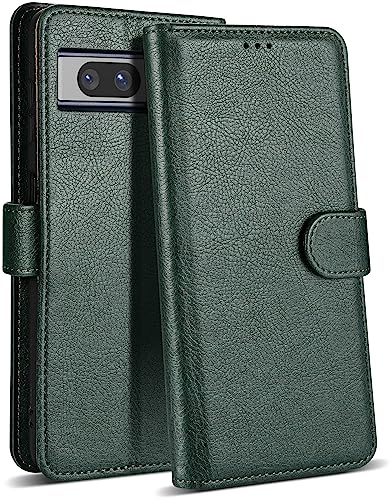 Case Collection für Google Pixel 7a Hülle - Premium Qualität Leder Handyhülle | RFID-Technologie | Klappständer | Geld und Kartenhalter Hüllen | Kompatibel mit Pixel 7a Hülle von Case Collection