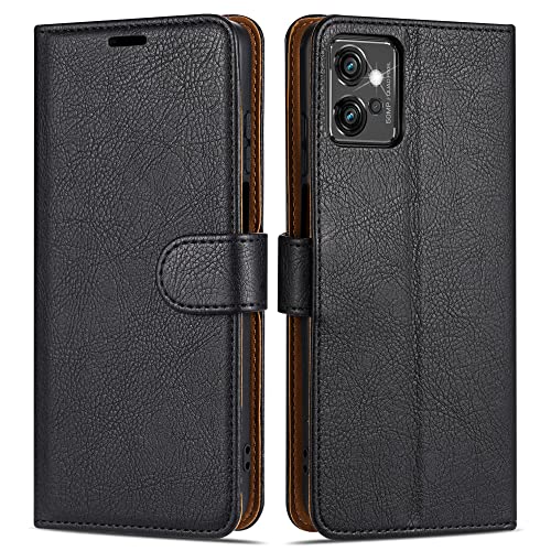 Case Collection für Motorola Moto G32 Hülle - Premium Qualität Leder Handyhülle | Magnet-Verschluss | Klappständer | Geld und Kartenhalter Hüllen | Kompatibel mit Motorola G32 Hülle von Case Collection