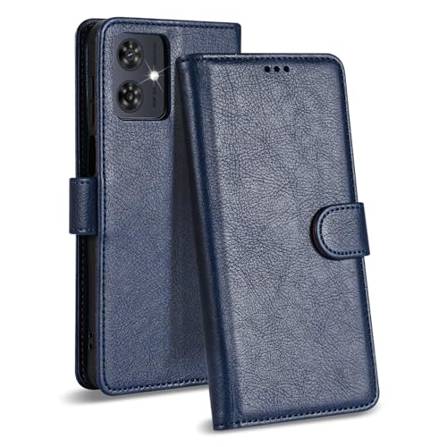 Case Collection für Motorola Moto G54 5G Hülle - Leder Handyhülle mit Kartenfächern [RFID-Blockierung] Stoßfest [Ständer] Handy Schutzhülle für Motorola G54 Hülle von Case Collection