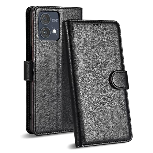 Case Collection für Motorola Moto G84 5G Hülle - Premium Qualität Leder Handyhülle | RFID-Technologie | Klappständer | Geld und Kartenhalter Hüllen | Kompatibel mit Motorola G84 5G Hülle von Case Collection