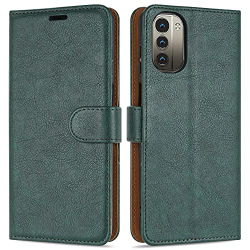 Case Collection für Nokia G11 / Nokia G21 Hülle - Premium Qualität Leder Handyhülle | Magnet-Verschluss | Klappständer | Geld und Kartenhalter Hüllen von Case Collection