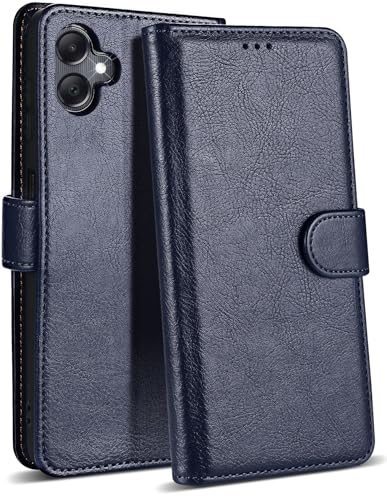 Case Collection für Samsung Galaxy A05 Hülle - Premium Qualität Leder Handyhülle | RFID-Technologie | Klappständer | Geld und Kartenhalter Hüllen | Kompatibel mit Samsung A05 Hülle von Case Collection