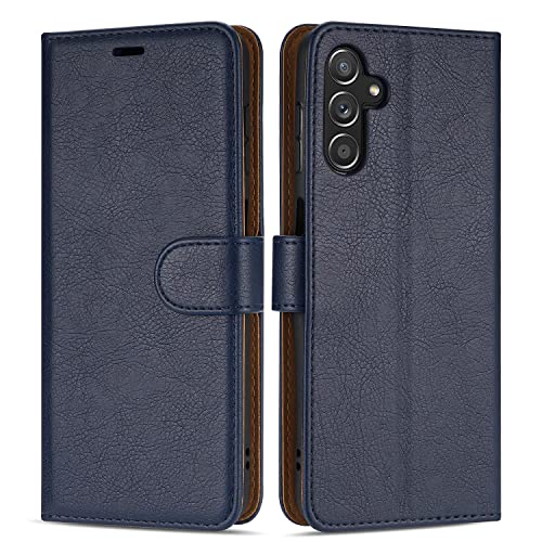 Case Collection für Samsung Galaxy A13 5G / Samsung A04s Hülle - Premium Qualität Leder Handyhülle | Magnet-Verschluss | Klappständer | Geld und Kartenhalter Hüllen von Case Collection