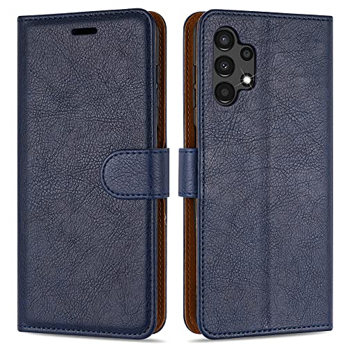 Case Collection für Samsung Galaxy A13 Hülle - Premium Qualität Leder Handyhülle | Magnet-Verschluss | Klappständer | Geld und Kartenhalter Hüllen | Kompatibel mit Samsung A13 Hülle von Case Collection