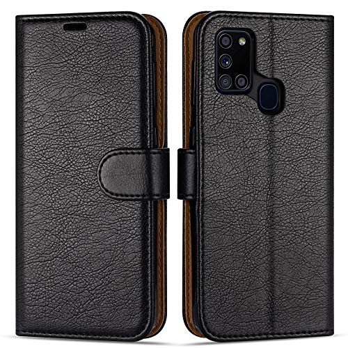 Case Collection für Samsung A21s Hülle - Leder Handyhülle mit Kartenfächern [RFID-Blockierung] Stoßfest [Ständer] Handy Schutzhülle für Samsung Galaxy A21s Hülle von Case Collection