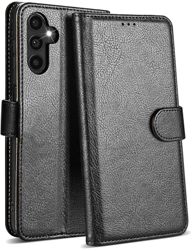 Case Collection für Samsung Galaxy A25 5G Hülle - Premium Qualität Leder Handyhülle | RFID-Technologie | Klappständer | Geld und Kartenhalter Hüllen | Kompatibel mit Samsung A25 5G Hülle von Case Collection