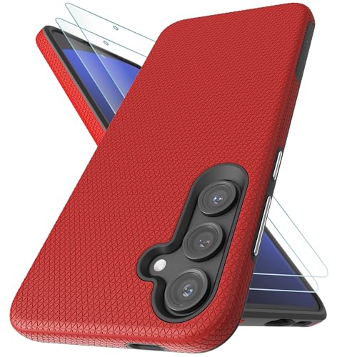 Case Collection für Samsung S24 FE Hülle und 2X Panzer Schutz Glas, Doppelschichtiger Stoßfester Fallschutz, Militärstandard Robuste Matte Handyhülle für Samsung Galaxy S24 FE Hülle Case Collection für Samsung S24 FE Hülle und 2X Panzer Schutz Glas, Doppelschichtiger Stoßfester Fallschutz, Militärstandard Robuste Matte Handyhülle für Samsung Galaxy S24 FE Hülle von Case Collection