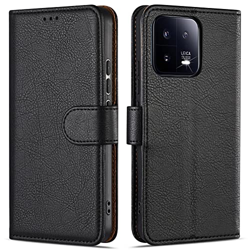 Case Collection für Xiaomi 13 Hülle - Premium Qualität Leder Handyhülle | RFID-Technologie | Klappständer | Geld und Kartenhalter Hüllen | Kompatibel mit Xiaomi 13 Hülle von Case Collection