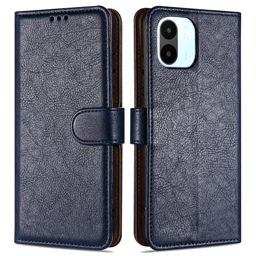 Case Collection für Xiaomi Redmi A1 / A2 Hülle - Leder Handyhülle mit Kartenfächern [RFID-Blockierung] Stoßfest [Ständer] Handy Schutzhülle für Redmi A1 / A2 Hülle von Case Collection