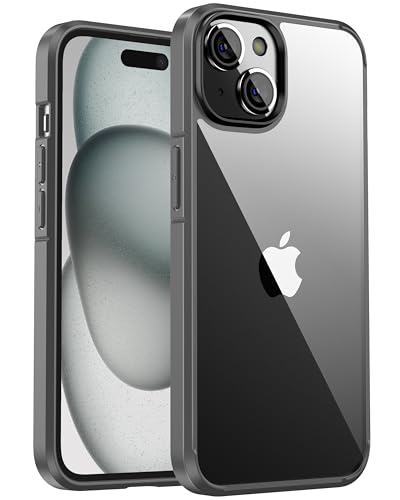 Case Collection für iPhone 15 6,1-Zoll, Nicht Vergilbende Hybrid Hüllen | Weiche TPU und Harte PC stoßfeste Handyhüllen - Kompatibel mit iPhone 15 Hülle von Case Collection