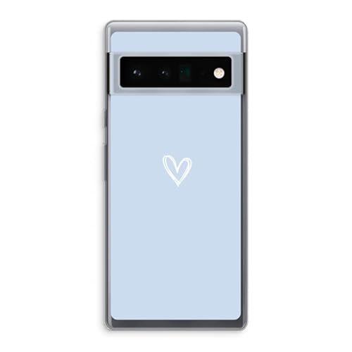 Case Company.® - Google Pixel 6 Pro Handyhülle - Kleines Herz Blau - Silikon Handyhülle - Schutz für alle Seiten und Bildschirmrand von Case Company.